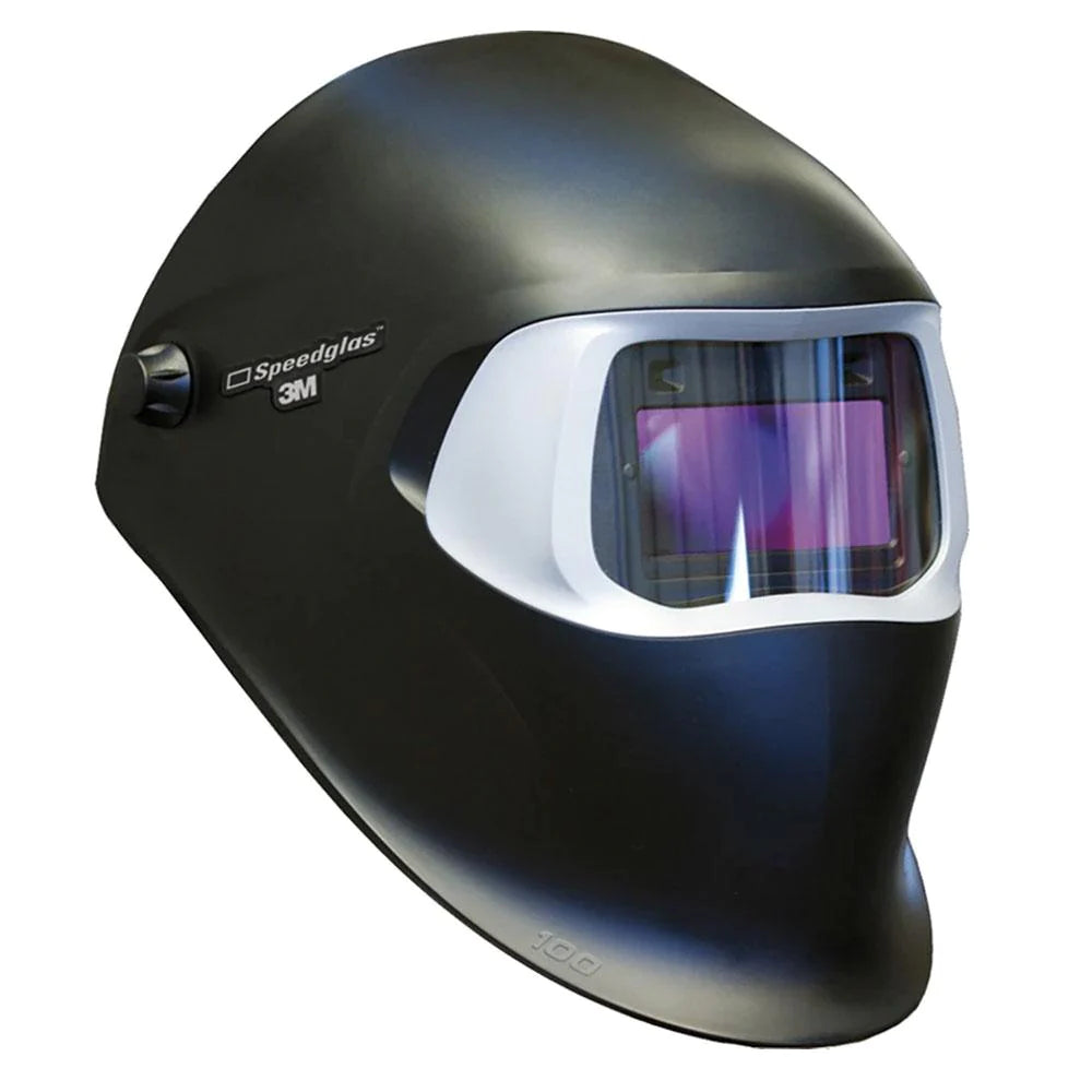 3M™ SPEEDGLAS™ 100 BLACK WELDING SHIELD The easy-to-use shield is the ideal "first" auto-darkening welding shield for the welder who welds infrequently.