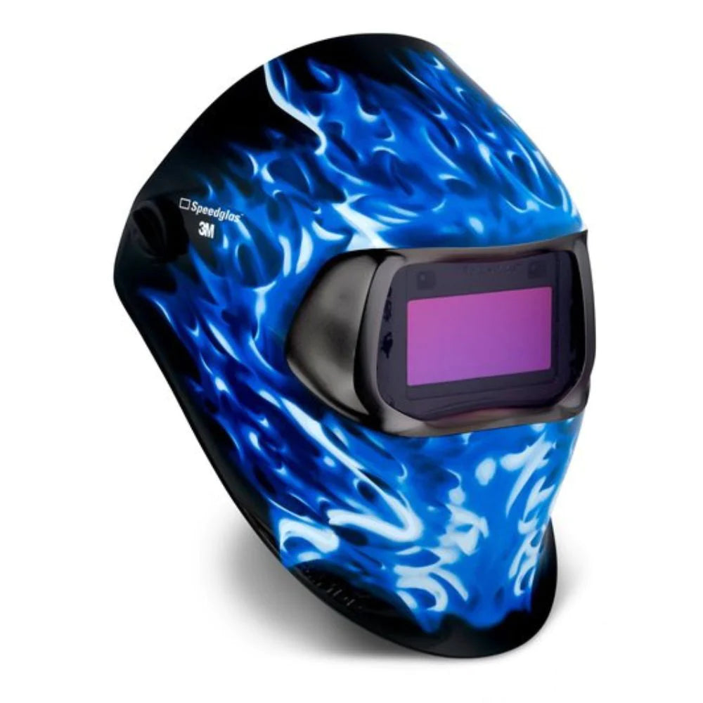 3M™ SPEEDGLAS™ 100 ICE HOT SKULL WELDING SHIELD The easy-to-use shield is the ideal "first" auto-darkening welding shield for the welder who welds infrequently.